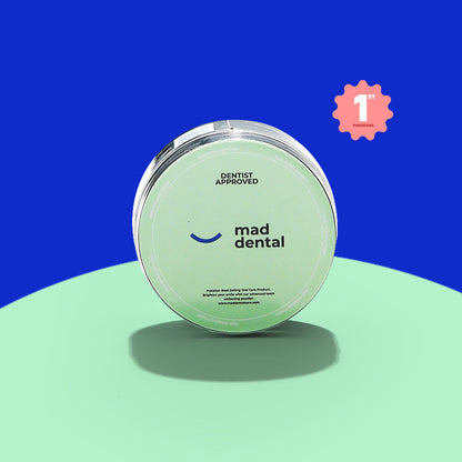 Teeth Whitening Powder | Natural Enamel-Safe Formula for Whiter Smile | Dentist Approved Oral Care EACH